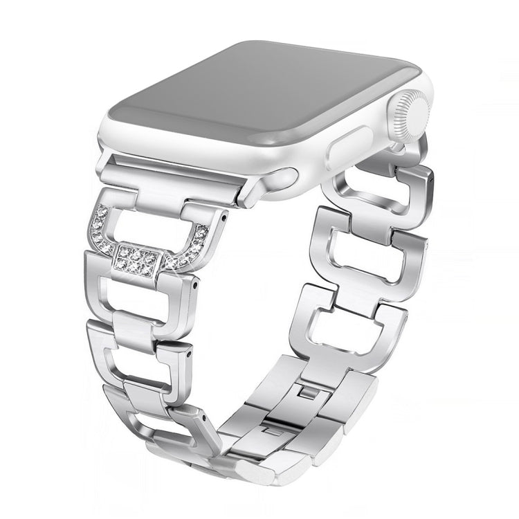 Strass Edelstahlarmband fĂĽr Apple Watch Series 7 41 mm | 6 & SE & 5 & 4 40 mm | 3 & 2 & 1 38 mm