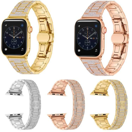 Strass Glitzer Armband fĂĽr Apple Watch 7 45mm | 6&SE&5&4 44mm | 3&2&1 42mm | 7 41mm | 6&SE&5&4 40mm | 3&2&1 38mm