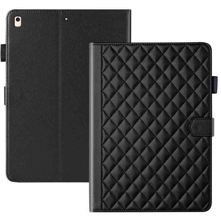 Rhombus Lattice LederhĂĽlle fĂĽr Smart Tablet, For iPad 10th Gen 10.9 2022, For iPad 10.2 2021 / 2020 / 10.5, For iPad mini 5 / mini 4 / mini 3, For iPad Air / Air 2 / 9.7 2017 / 2018