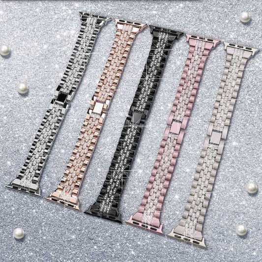 Strass Glitzer Armband fĂĽr Apple Watch SE 2023 44mm | Ultra 2 49mm | Series 9 45mm | Ultra 49mm | 8 45mm | SE 2022 44mm