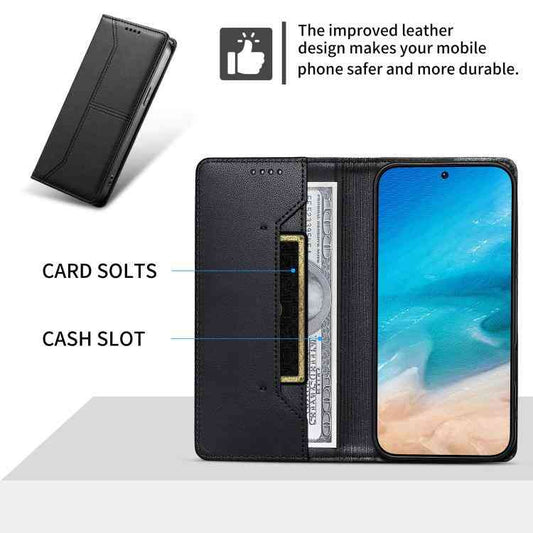 Vegane Leder Handyhülle MagSafe Case für Samsung Serie S26