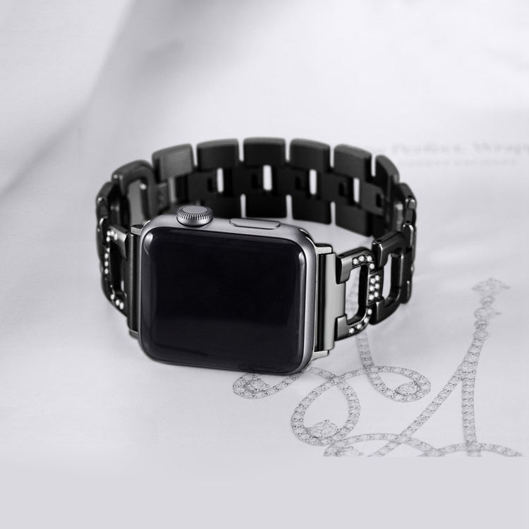 Strass Edelstahlarmband für Apple Watch Series 7 41 mm | 6 & SE & 5 & 4 40 mm | 3 & 2 & 1 38 mm