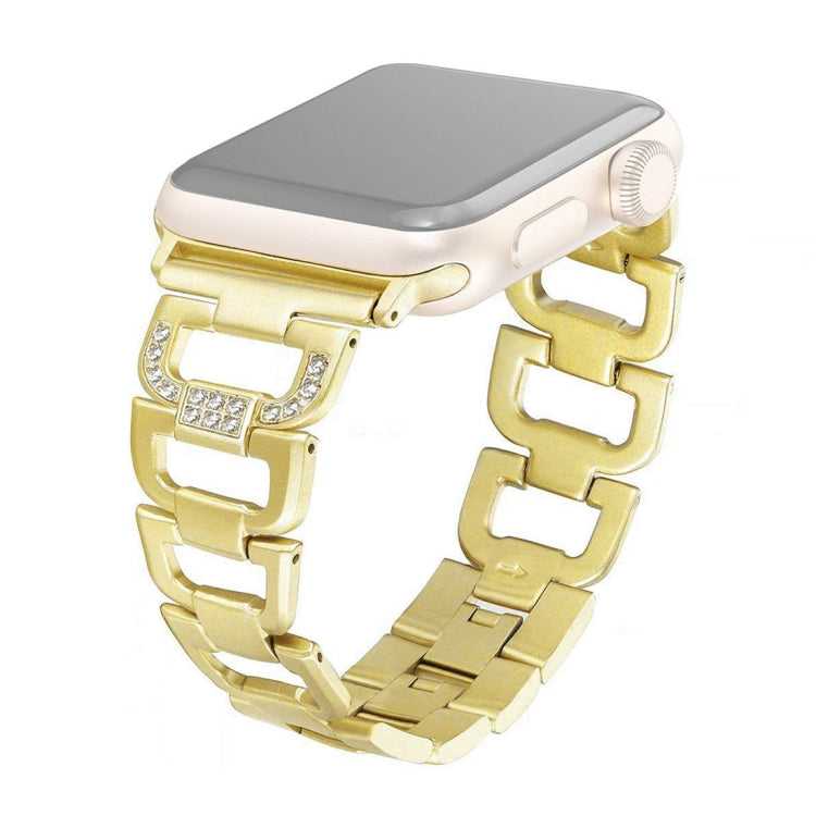 Strass Edelstahlarmband für Apple Watch Series 7 41 mm | 6 & SE & 5 & 4 40 mm | 3 & 2 & 1 38 mm