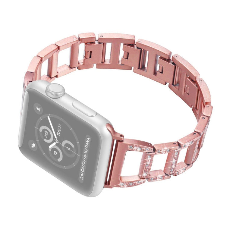 Strass Edelstahlarmband für Apple Watch Series 7 41 mm | 6 & SE & 5 & 4 40 mm | 3 & 2 & 1 38 mm