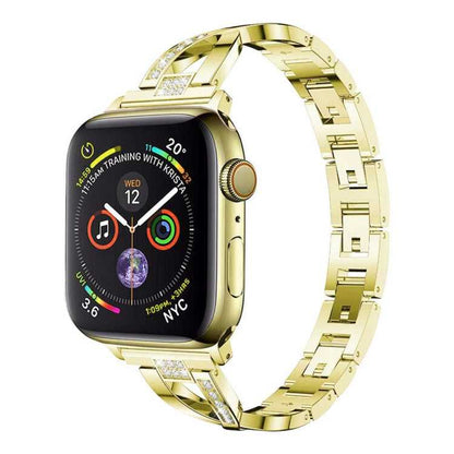 Strass Edelstahlarmband für Apple Watch 7 45mm | 6 & SE & 5 & 4 44mm | 3 & 2 & 1 42mm