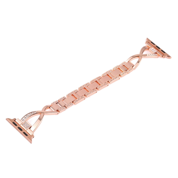 Strass Edelstahlarmband für Apple Watch 7 45mm | 6 & SE & 5 & 4 44mm | 3 & 2 & 1 42mm