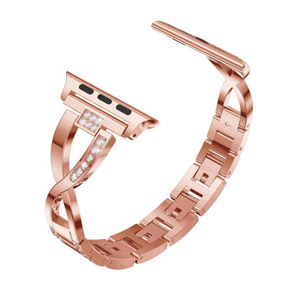 Strass Edelstahlarmband für Apple Watch 7 45mm | 6 & SE & 5 & 4 44mm | 3 & 2 & 1 42mm