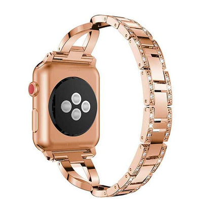 Strass Edelstahlarmband für Apple Watch 7 45mm | 6 & SE & 5 & 4 44mm | 3 & 2 & 1 42mm