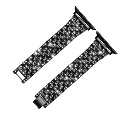 Strass Glitzer Armband für Apple Watch 7 41+45mm | 6 & SE & 5 & 4 40+44mm | 3 & 2 & 1 38+42mm