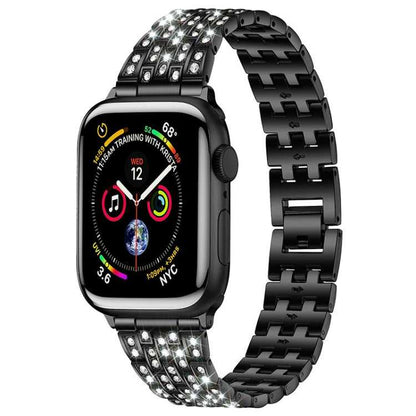 Strass Glitzer Armband für Apple Watch 7 41+45mm | 6 & SE & 5 & 4 40+44mm | 3 & 2 & 1 38+42mm