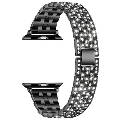 Strass Glitzer Armband für Apple Watch 7 41+45mm | 6 & SE & 5 & 4 40+44mm | 3 & 2 & 1 38+42mm
