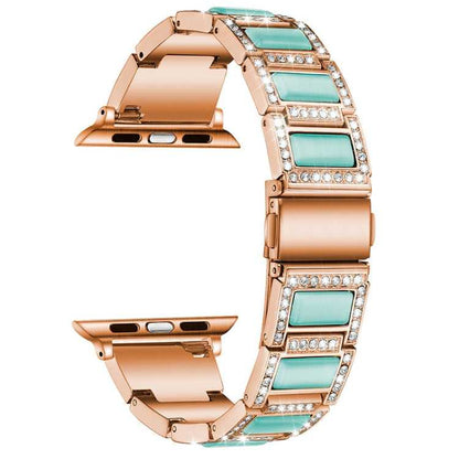 Strass Glitzer Armband für Apple Watch 7 41+45mm | 6 & SE & 5 & 4 40+44mm | 3 & 2 & 1 38+42mm