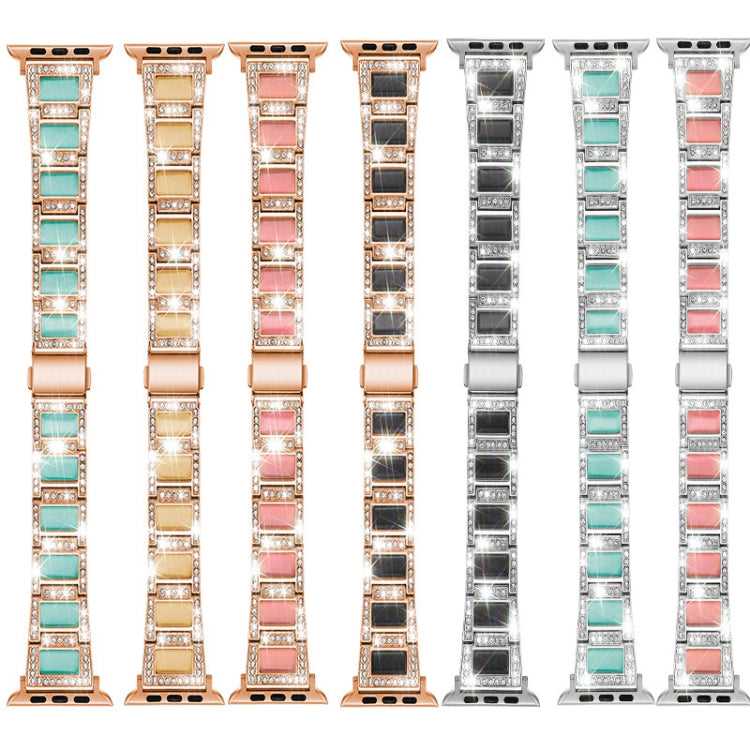 Strass Glitzer Armband für Apple Watch 7 41+45mm | 6 & SE & 5 & 4 40+44mm | 3 & 2 & 1 38+42mm