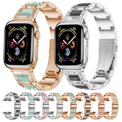 Strass Glitzer Armband für Apple Watch 7 41+45mm | 6 & SE & 5 & 4 40+44mm | 3 & 2 & 1 38+42mm