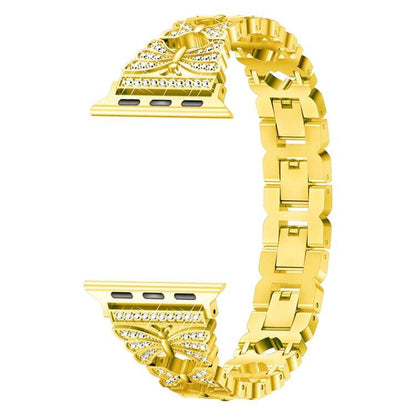 Strass Edelstahlarmband für Apple Watch 7 41+45mm | 6 & SE & 5 & 4 40+44mm | 3 & 2 & 1 38+42mm