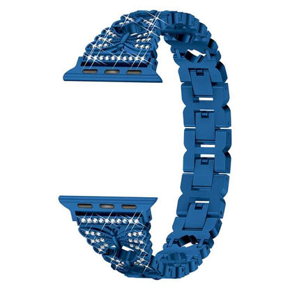 Strass Edelstahlarmband für Apple Watch 7 41+45mm | 6 & SE & 5 & 4 40+44mm | 3 & 2 & 1 38+42mm