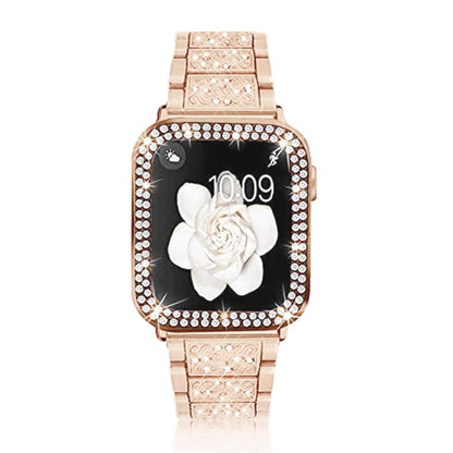 Strass Glitzer Armband für Apple Watch 7 45mm | 6&SE&5&4 44mm | 3&2&1 42mm | 7 41mm | 6&SE&5&4 40mm | 3&2&1 38mm