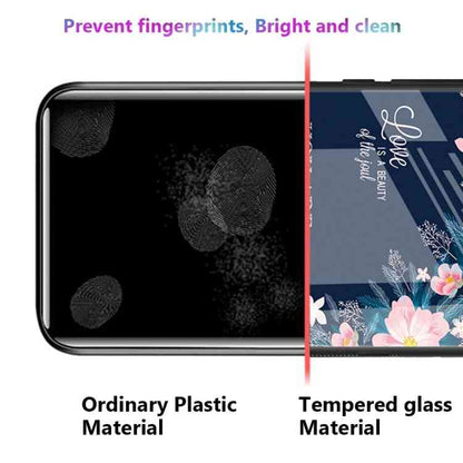 Handyhülle mit Glas-Rückseite & Motiv für Samsung Galaxy A14 5G