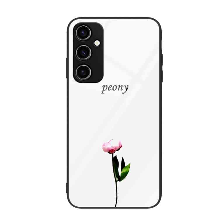 Handyhülle mit Glas-Rückseite & Motiv für Samsung Galaxy A54 5G