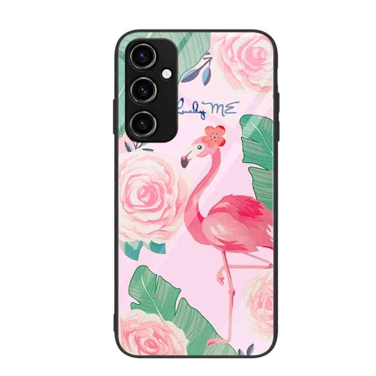 Handyhülle mit Glas-Rückseite & Motiv für Samsung Galaxy A54 5G