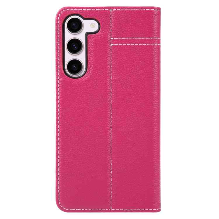 GEBEI Echtleder Handyhülle für Samsung Galaxy Serie S23