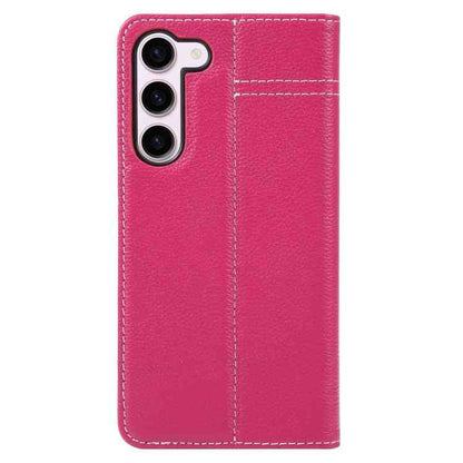 GEBEI Echtleder Handyhülle für Samsung Galaxy Serie S23