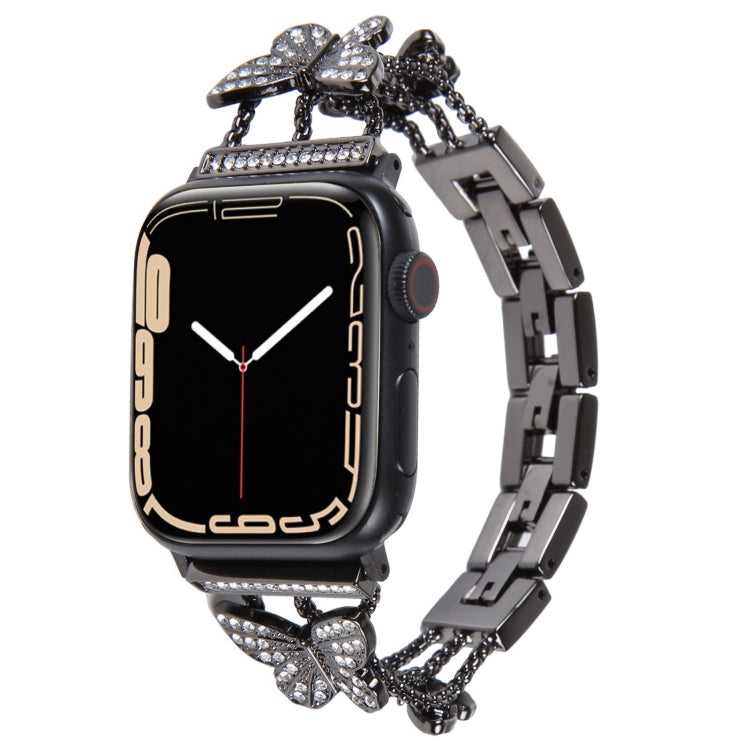 Glitzer Strass Schmetterling Armband für Apple Watch Series 8&7 45mm | 8&7 41mm