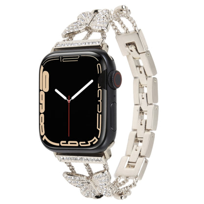Glitzer Strass Schmetterling Armband für Apple Watch Series 8&7 45mm | 8&7 41mm
