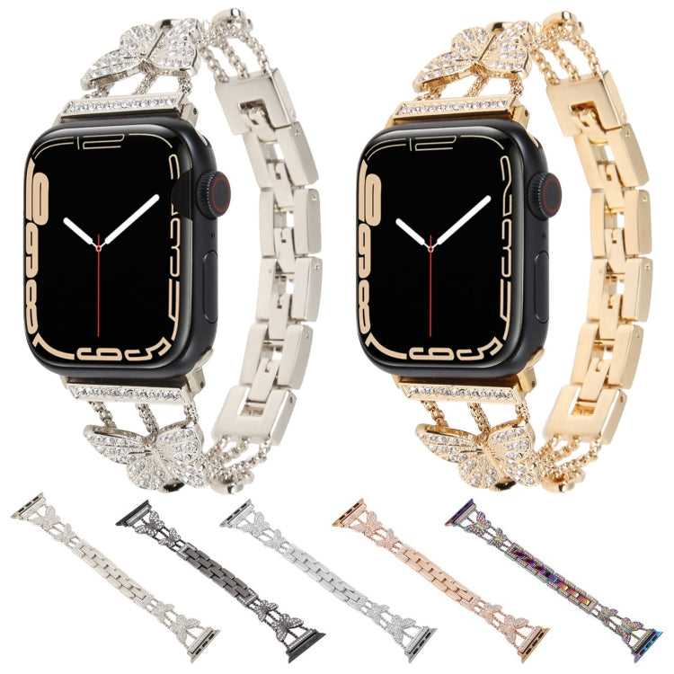Glitzer Strass Schmetterling Armband für Apple Watch Series 8&7 45mm | 8&7 41mm