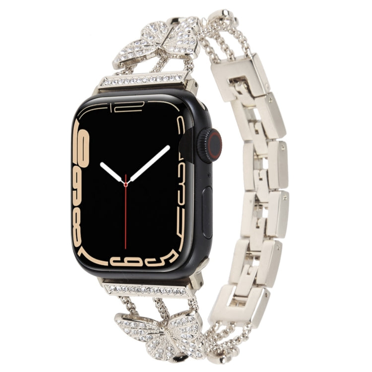 Glitzer Strass Schmetterling Armband für Apple Watch Series 8&7 45mm | 8&7 41mm