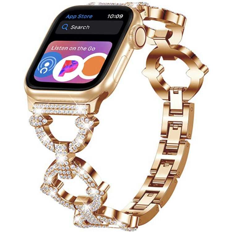 Metallketten-Diamant-Uhrenarmband, For Apple Watch Series 8&7 45mm, For Apple Watch Series 8&7 41mm