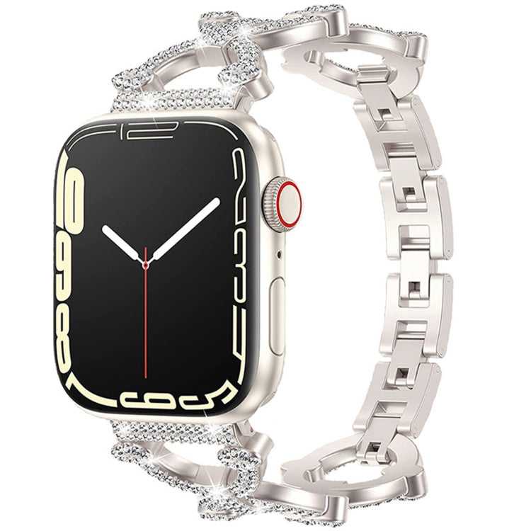 Metallketten-Diamant-Uhrenarmband, For Apple Watch Series 8&7 45mm, For Apple Watch Series 8&7 41mm