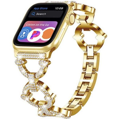 Metallketten-Diamant-Uhrenarmband, For Apple Watch Series 8&7 45mm, For Apple Watch Series 8&7 41mm