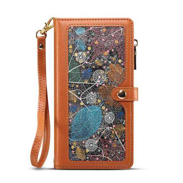 ESEBLE Leder Handyhülle RFID Schutz für iPhone 16e, 16 Pro Max, 16 Pro, 16 Plus, 16, 15 Pro Max, 15 Pro, 15 Plus, 15