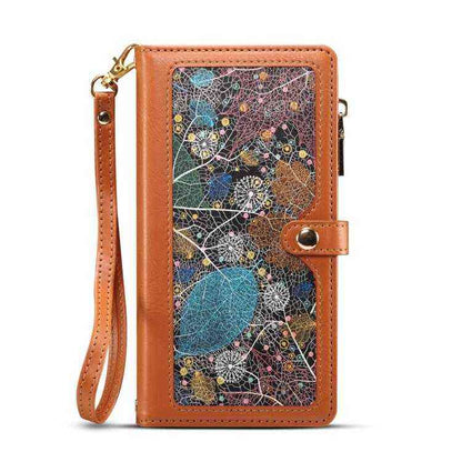 ESEBLE Leder Handyhülle RFID Schutz für iPhone 16e, 16 Pro Max, 16 Pro, 16 Plus, 16, 15 Pro Max, 15 Pro, 15 Plus, 15