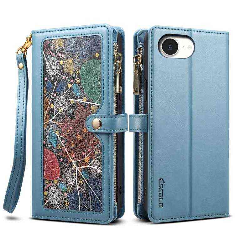 ESEBLE Leder Handyhülle RFID Schutz für iPhone 16e, 16 Pro Max, 16 Pro, 16 Plus, 16, 15 Pro Max, 15 Pro, 15 Plus, 15