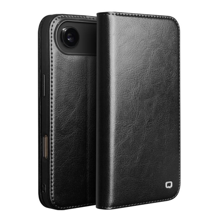 QIALINO Echtleder Handyhülle für Apple iPhone Serie 17 | 16 | 15 |