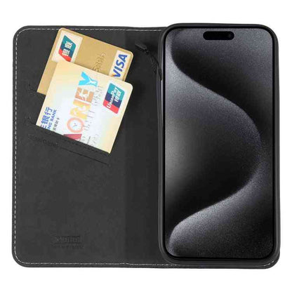 GEBEI Genuine Leather Phone Case for Apple iPhone 15 Series