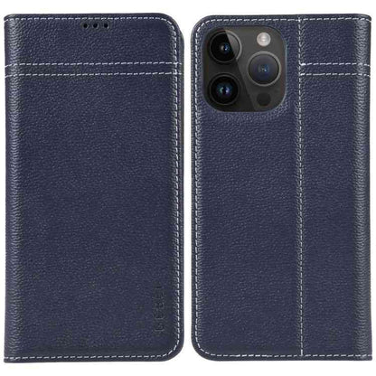 GEBEI Genuine Leather Phone Case for Apple iPhone 15 Series