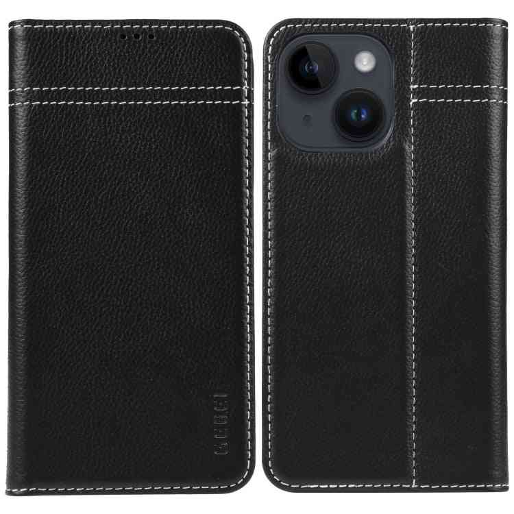 GEBEI Genuine Leather Phone Case for Apple iPhone 15 Series