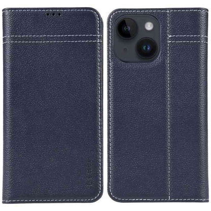 GEBEI Genuine Leather Phone Case for Apple iPhone 15 Series