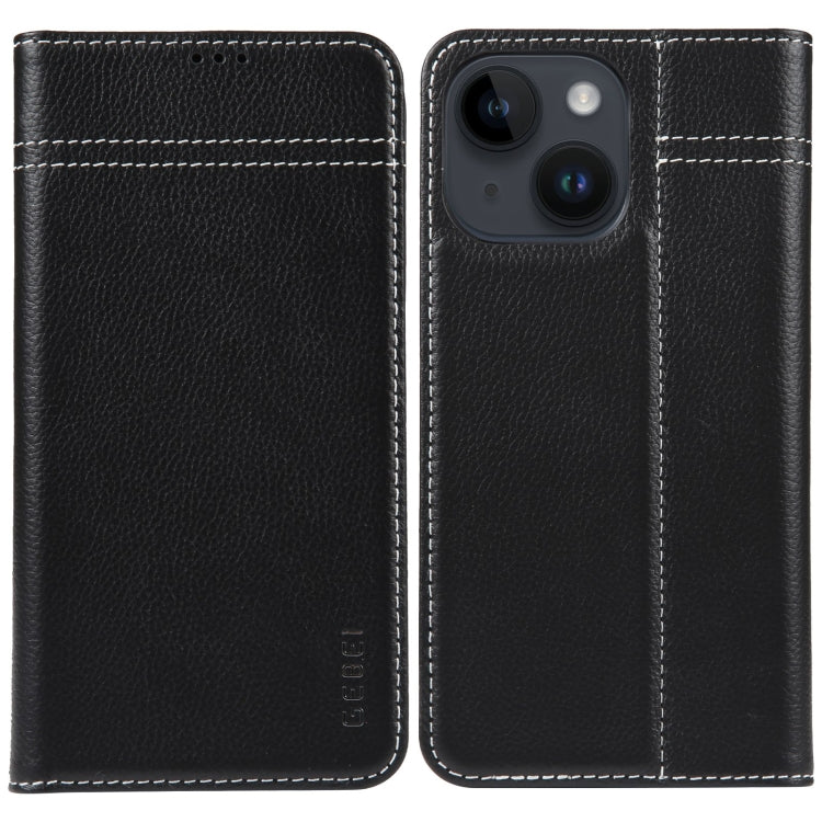 GEBEI Genuine Leather Phone Case for Apple iPhone 15 Series
