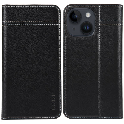 GEBEI Genuine Leather Phone Case for Apple iPhone 15 Series