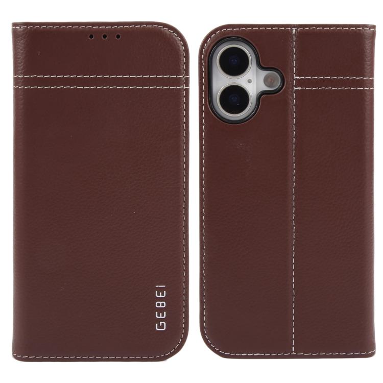 GEBEI Genuine Leather Phone Case for Apple iPhone 17 Series | 16 Series