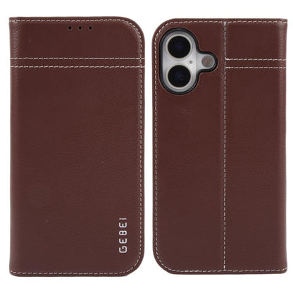 GEBEI Genuine Leather Phone Case for Apple iPhone 17 Series | 16 Series