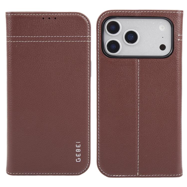 GEBEI Genuine Leather Phone Case for Apple iPhone 17 Series | 16 Series