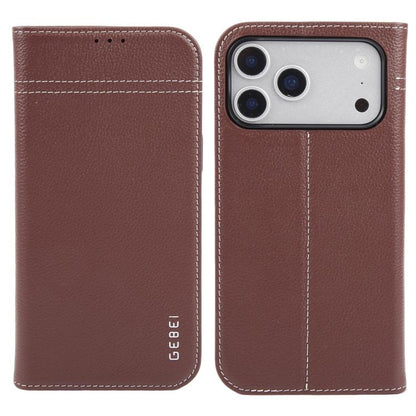 GEBEI Genuine Leather Phone Case for Apple iPhone 17 Series | 16 Series