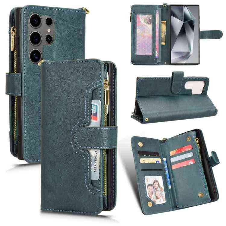 Leder Handyhülle mir Reißverschluss für Samsung Galaxy S25 | S25+ | S25 Ultra | S24 Ultra | S24+ | S24