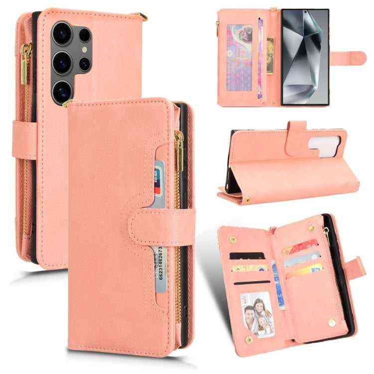 Leder Handyhülle mir Reißverschluss für Samsung Galaxy S25 | S25+ | S25 Ultra | S24 Ultra | S24+ | S24