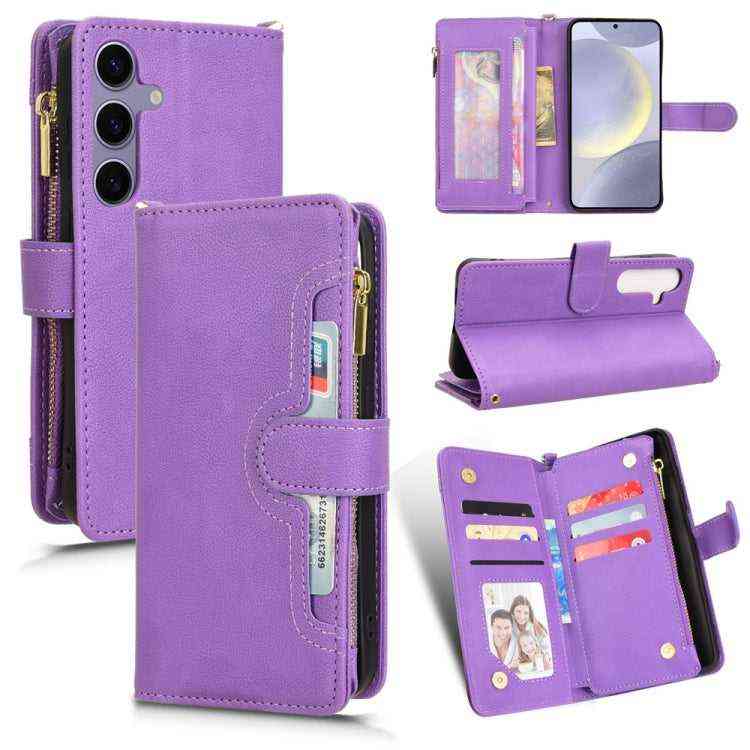 Leder Handyhülle mir Reißverschluss für Samsung Galaxy S25 | S25+ | S25 Ultra | S24 Ultra | S24+ | S24
